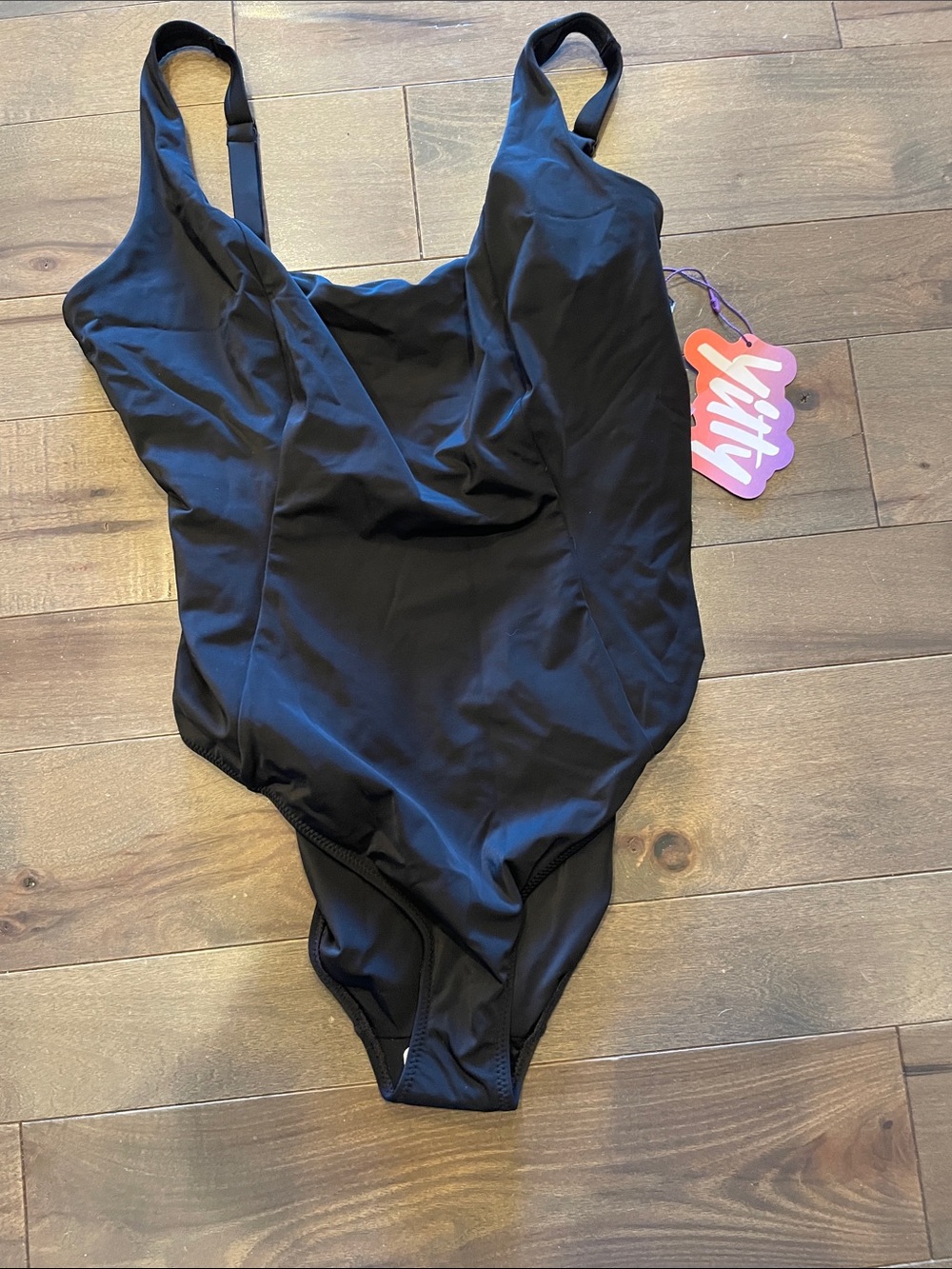 YITTY Black Classic Scoop One-Piece Swimsuit